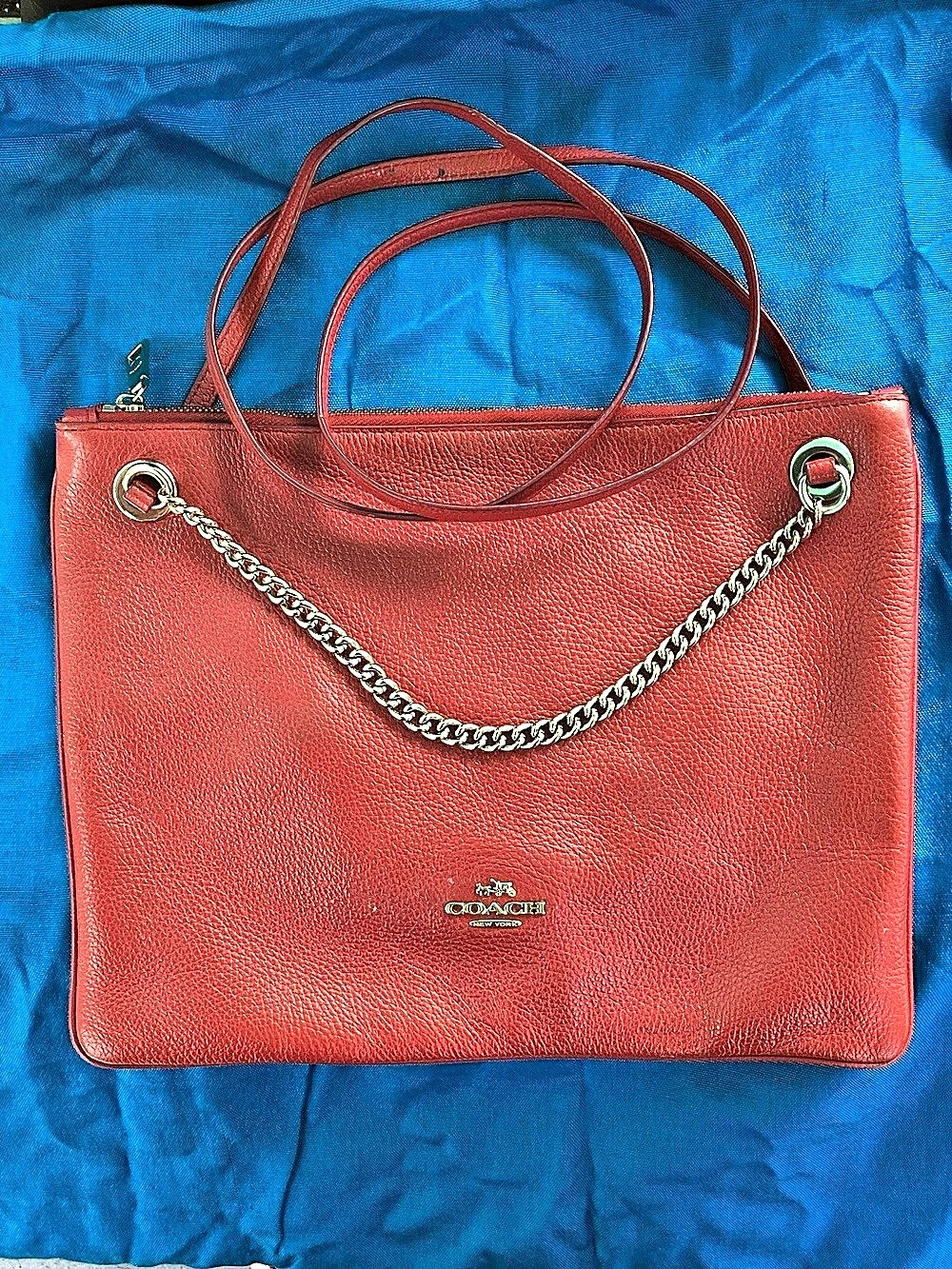 Coach Red Shoulder Bag
